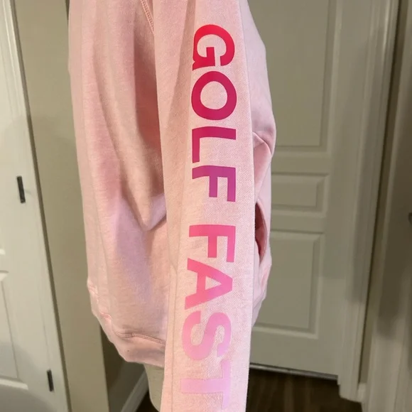 G/FORE Womens Golf Fast Mock Neck French Terry Sweater - Picture 2 of 12